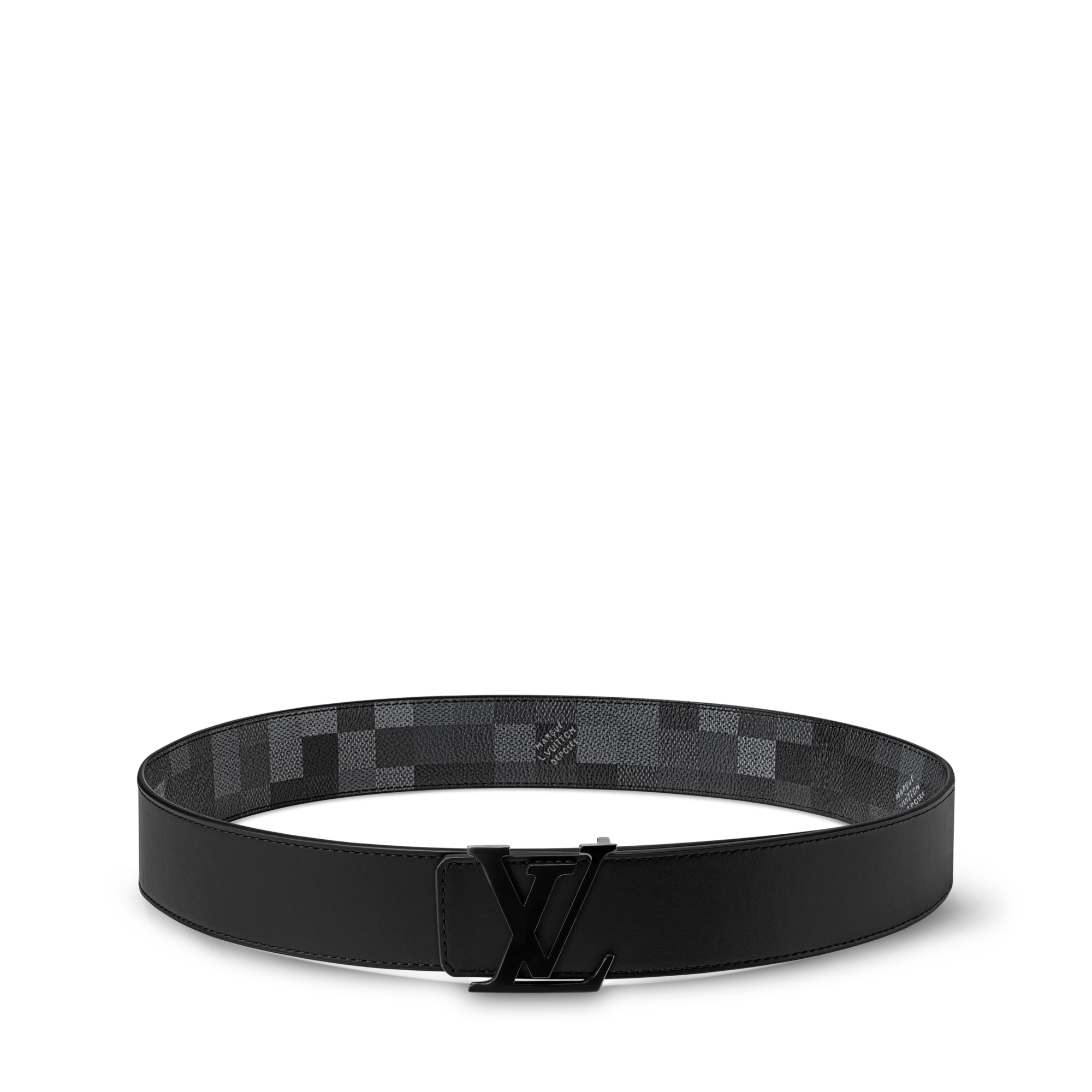 ベルト・LV イニシャル ダモフラージュ 40MM リバーシブル ダモ